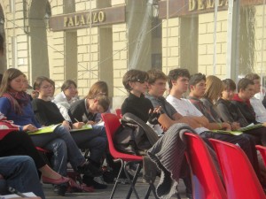 La Redazione all'incontro con Mimmo Càndito