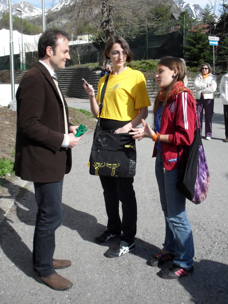 I nostri inviati con Francesco Avato (Sindaco di Bardonecchia)