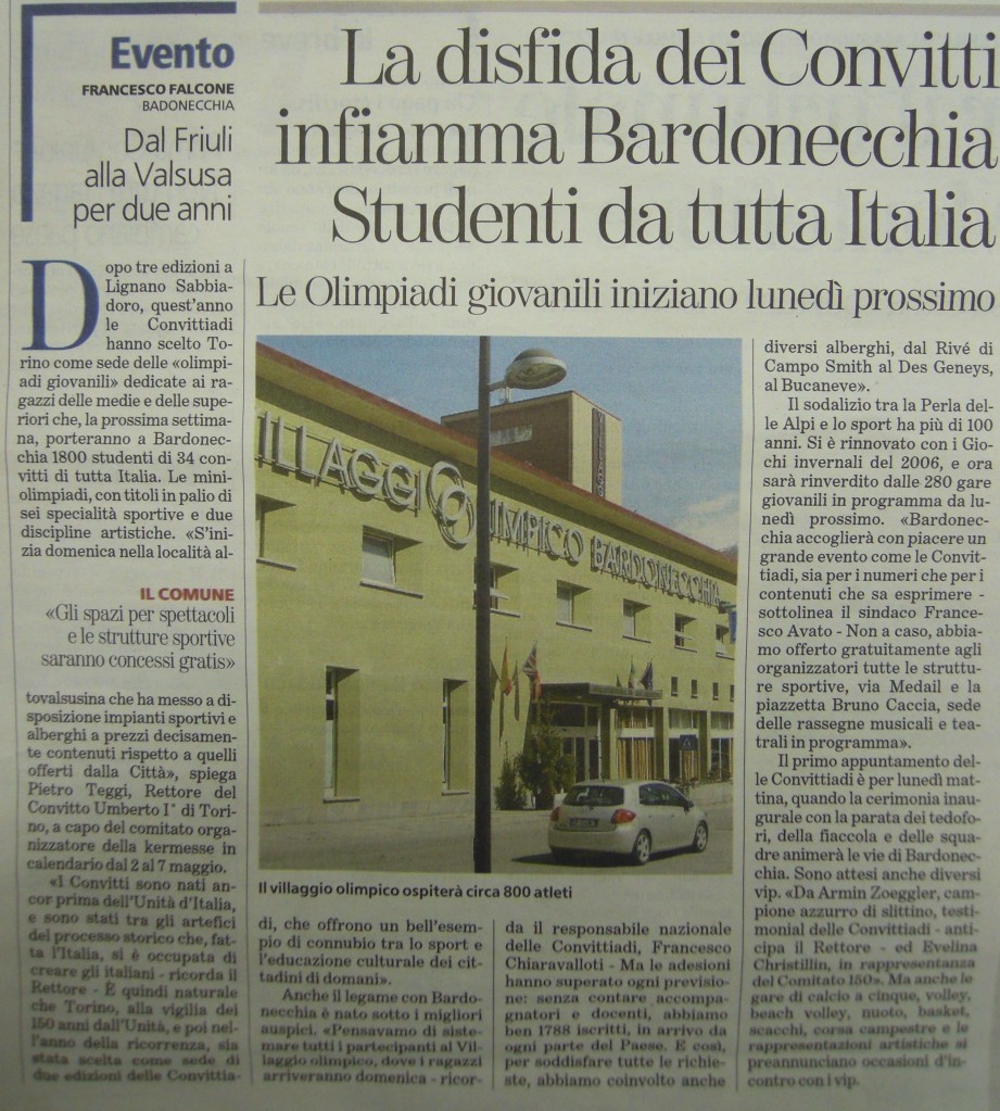 La Stampa - 30 aprile 2010