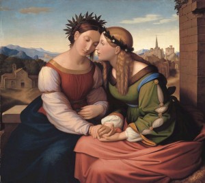 "Sulamith und Maria" di Friedrick Overback, Italia e Germania nell'iconografia romanitica