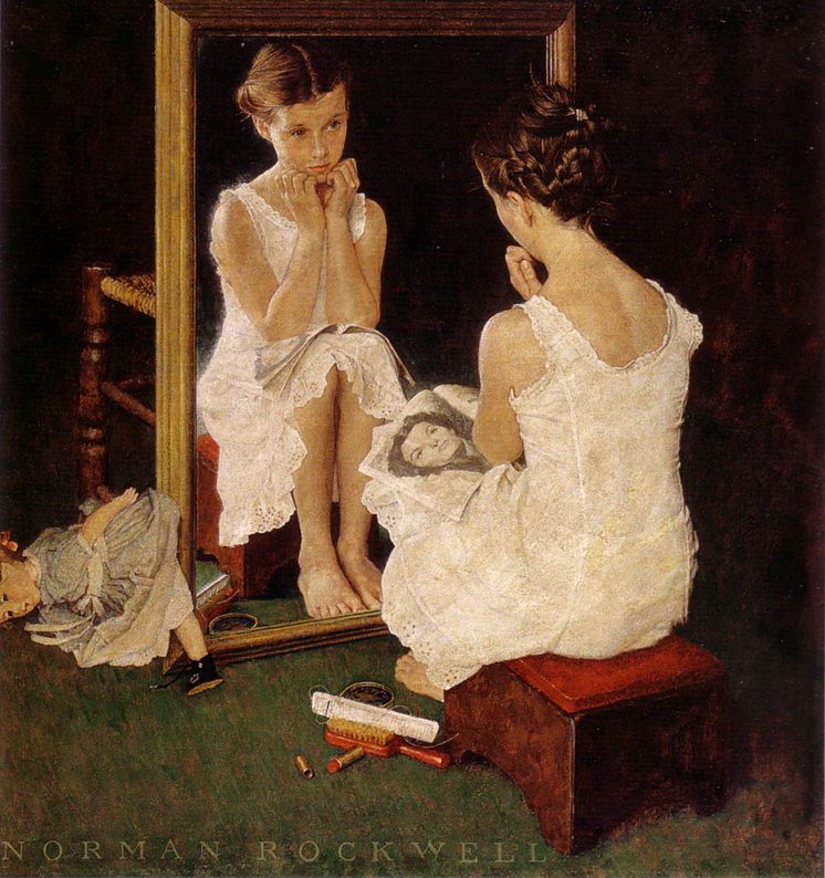 Norman-Rockwell-mirror